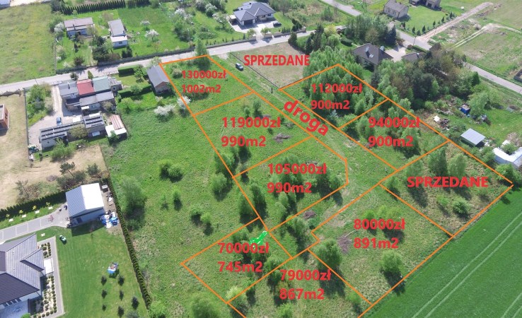 działka na sprzedaż - Ozorków, Bugaj